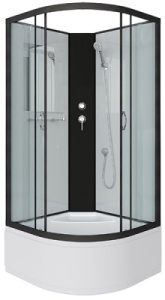 Душевая кабина Niagara Classic NG-6707-14BK / NG-6708-14BK, 80х80/прозрачный