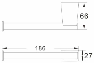 Держатель для туалетной бумаги Shevanik SG5715