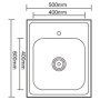 Кухонная мойка Ledeme L65060