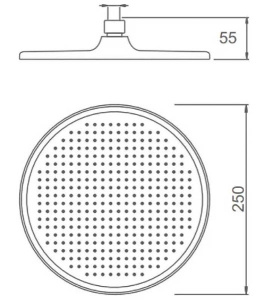 Верхний душ Splenka S451.50.06