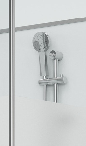 Душевая кабина Grossman GR170QL / GR171QR, 100х100, прозрачный с матовой вставкой