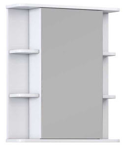 Шкаф-зеркало Vigo Nova 600 / 700, 60х70, белый