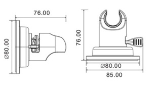 Держатель для душевой лейки Gerhans K24016