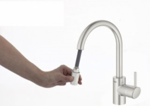 Смеситель для кухонной мойки Grohe Concetto 32663DC3 с выдвижным изливом