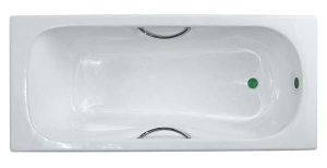Чугунная ванна Kaiser КВ-1703 / КВ-1705 с ручками, 170х80