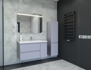 Тумба под умывальник Caprigo Forte 100 36115R-SF028 / 120 36117R-SF028, 100, сиреневый матовый