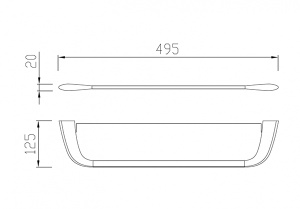 Полка Abber Nord AA1555B