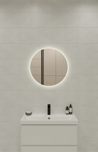 Зеркало Cersanit Eclipse Smart круглое, 60х60