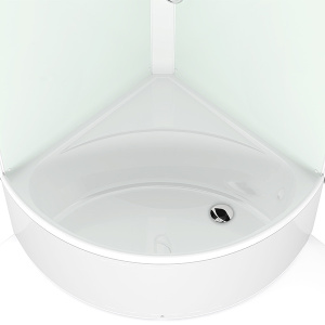 Душевая кабина Domani-Spa Simple high матовая, 90х90, матовый