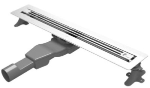 Душевой трап Boheme Infinity 60 / 80 хром матовый, 60 см
