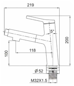 Cмеситель для кухонной мойки Gappo G1052-70
