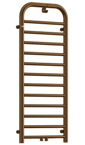 Полотенцесушитель Deante Silia Bronze BR AGI_CG31 / AGI_CG41 / AGI_CG51 электрический, 50х121 12 перекладин, брашированная бронза