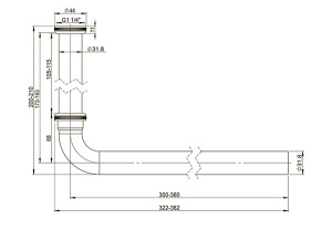 Сифон для умывальника Wellsee Drainage System 182101000