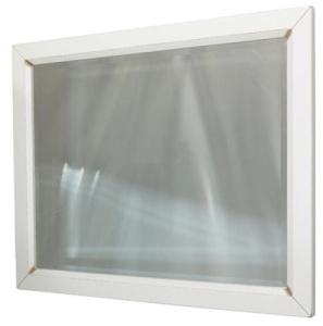Зеркало Caprigo Jardin 100 120 10432, 100х81, белый матовый