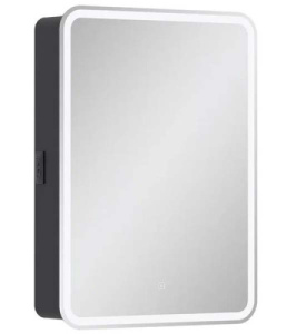 Шкаф-зеркало Equil Eltoro LED 60, 60х80, черный