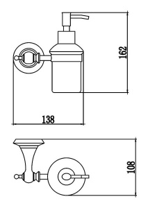 Дозатор для моющих средств Savol S-06931W