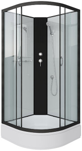 Душевая кабина Niagara Classic NG-6703-14BK / NG-6701-14BK / NG-6702-14BK, 100х100, прозрачный