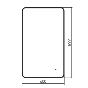 Зеркало Abber See AG6102SCB