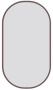 Зеркало Caprigo Контур 55 М-359