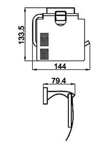 Держатель для туалетной бумаги Gappo G0703-6
