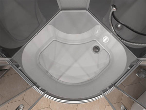 Душевая кабина Erlit ER3508TP-C4-RUS / ER3509TP-C4-RUS / ER3510TP-C4-RUS, 80х80, тонированный