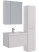 Шкаф-зеркало Lemark Universal 70 / 80, 70х79, белый глянец