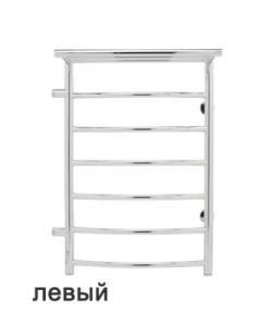 Полотенцесушитель Gloss&Reiter Raduga lux LeRi ЛБ Д6 П1 боковое подключение, 50х80 6 перекладин 1 дюйм (левый)