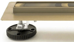 Душевой трап Rea Neo Slim Pro L Gold Mirror 50 / 60 / 70 / 80 / 90 / 100, 50 см