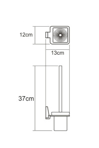 Ершик для унитаза Wasserkraft Abens K-3227