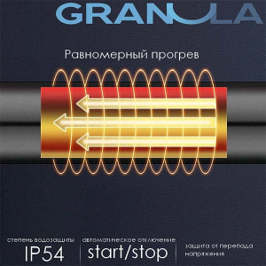 Полотенцесушитель Granula Квадро Сплит электрический белый глянец, 50х60 6 перекладин терморегулятор с таймером