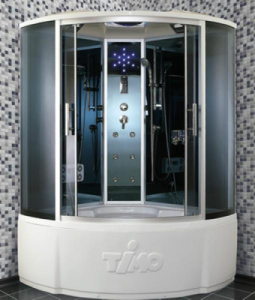 Душевая кабина Timo T-1125 / T-1135 / T-1155, 120x120, тонированный