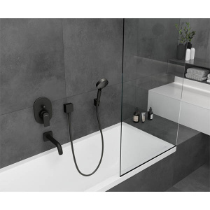 Излив Hansgrohe Vernis Blend 71420670 / 71420000, черный матовый