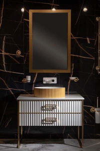Зеркало Boheme Vallessi Dolce 567-G Gold