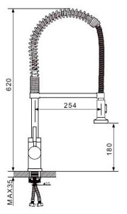 Cмеситель для кухонной мойки Gappo G1052-3