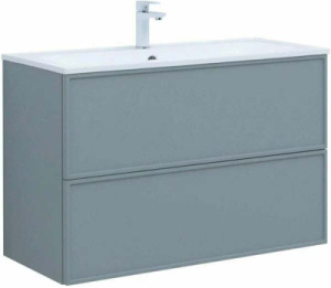 Тумба под умывальник Aquanet Арт 60 / 75 / 90 / 100 мисти грин, 100, мисти грин