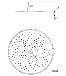 Верхний душ Iddis Optima Home OPH25BPi64