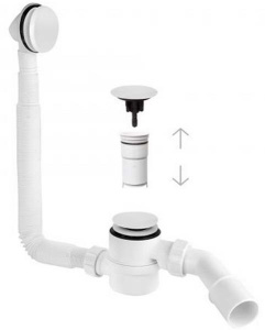 Сифон для ванны McAlpine MRB11-WH