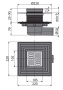 Душевой трап AlcaPlast APV1324