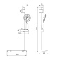 Душевой гарнитур Rose R109
