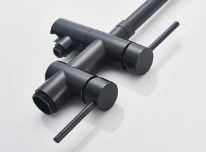 Смеситель для ванны Calani Nexos Black CAL-B0058