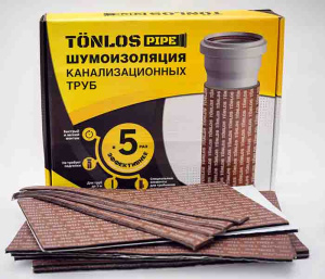 Шумоизоляция канализационных труб Tonlos Pipe на трубу 2.9 м