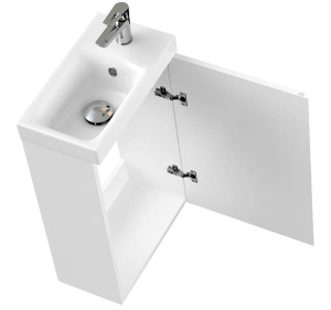 Тумба под умывальник Cersanit Moduo / SB-SZ-MOD-MO40/Wh, 40, белый