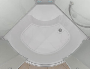 Душевая кабина Erlit ER3508TP-C3-RUS / ER3509TP-C3-RUS / ER3510TP-C3-RUS, 80x80, матовый