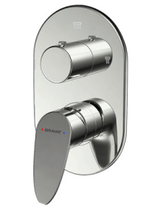 Смеситель скрытого монтажа Bravat Drop P69190C-2-RUS (2 функции), хром