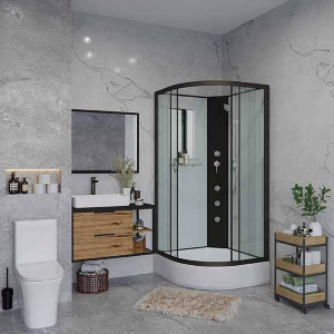 Душевая кабина Niagara Classic NG-6703-14BKG / NG-6701-14BKG / NG-6702-14BKG, 100х100, прозрачный