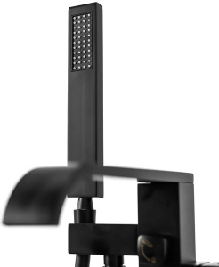 Смеситель для ванны Rea Carat Black REA-B5423 напольный