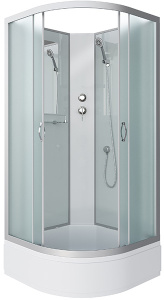 Душевая кабина Niagara Classic NG-3301-14BK / NG-3302-14BK, 100х100, матовый