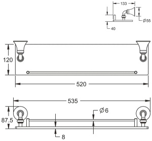 Полка Rose RG1219