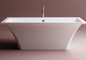 Ванна из искусственного камня Astra-form Лотус белая, 185х85