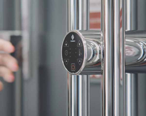 Полотенцесушитель Terminus Стойка электро Duo круг 1600 белый